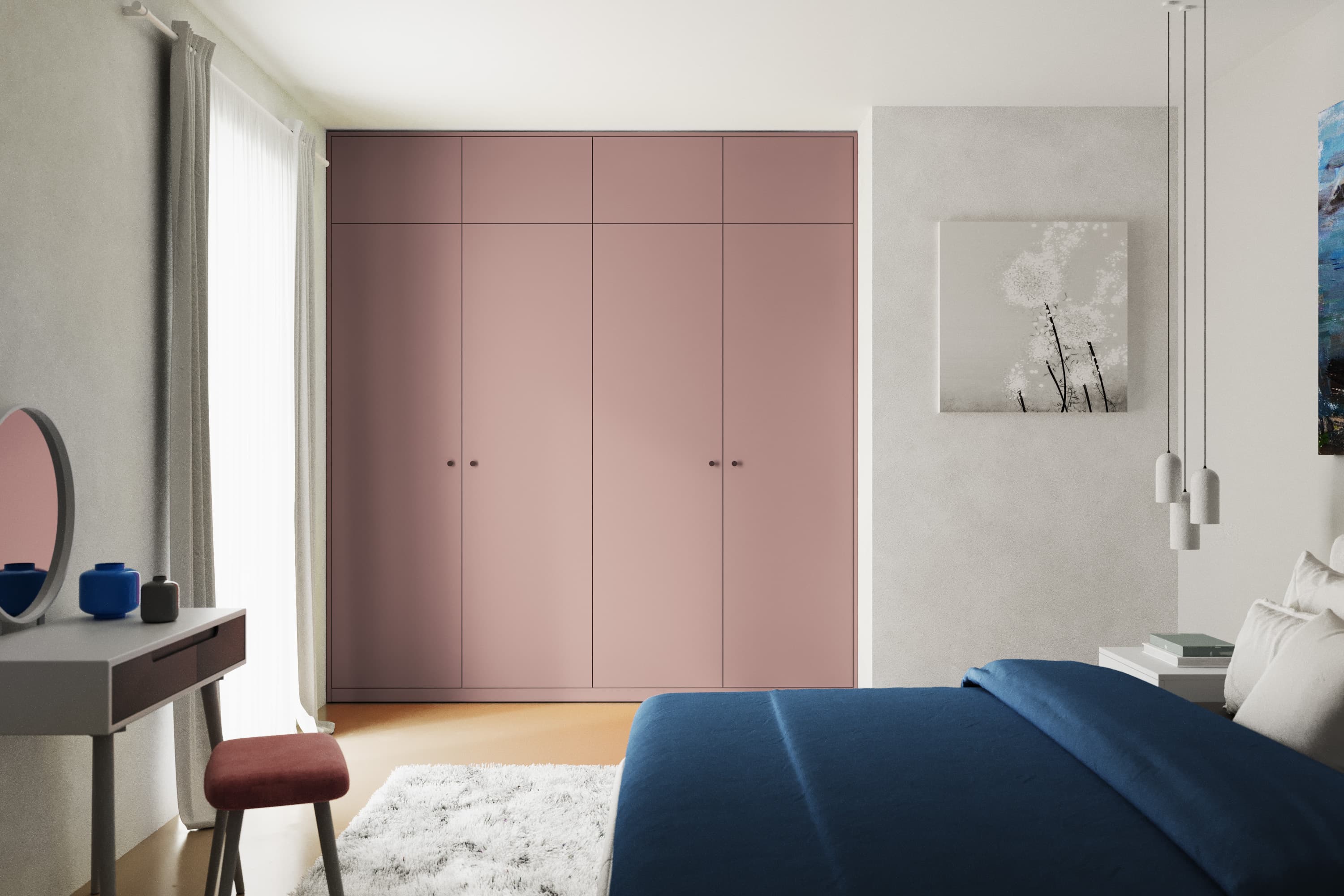 Furniture red cabinet image